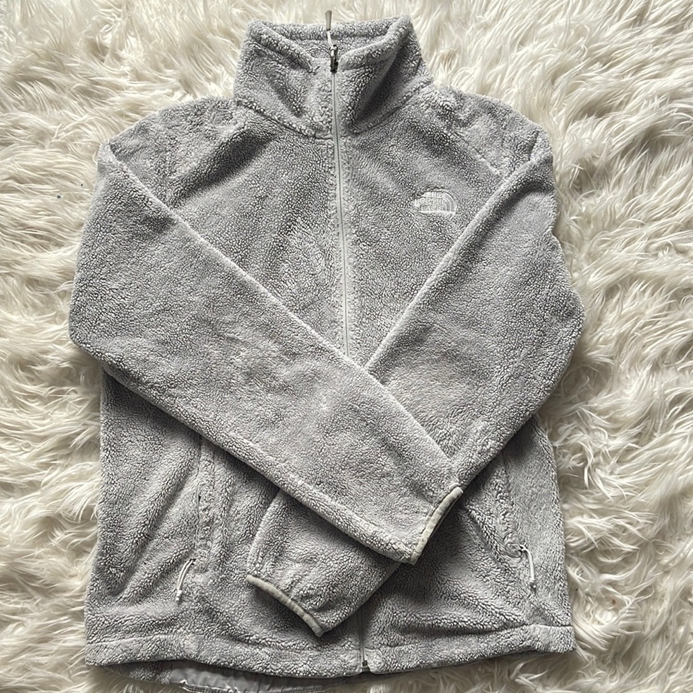 North Face Fuzzy Zip up